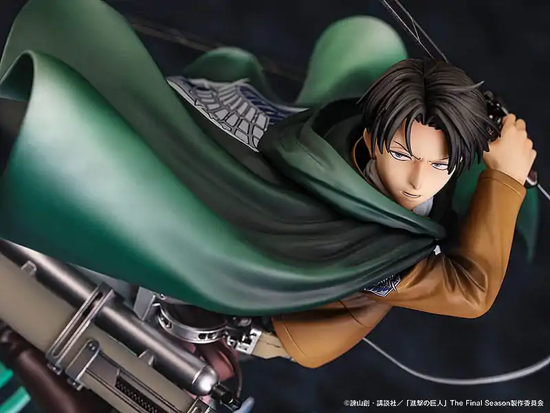 Attack on Titan 1/6 Humanity's Strongest Soldier Levi PVC szobor figura 23 cm termékfotó