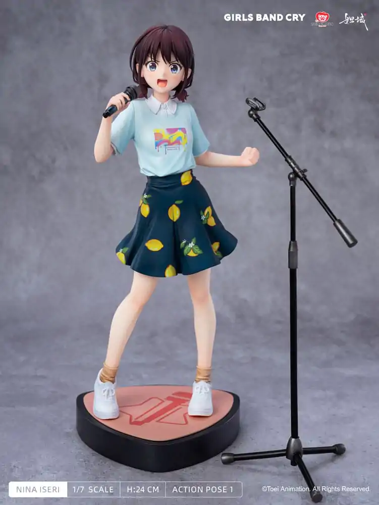 Girls Band Cry Natsu wo Mankitsu shite Sakebe Series No. 1 1/7 Nina Iseri PVC szobor figura 24 cm    termékfotó