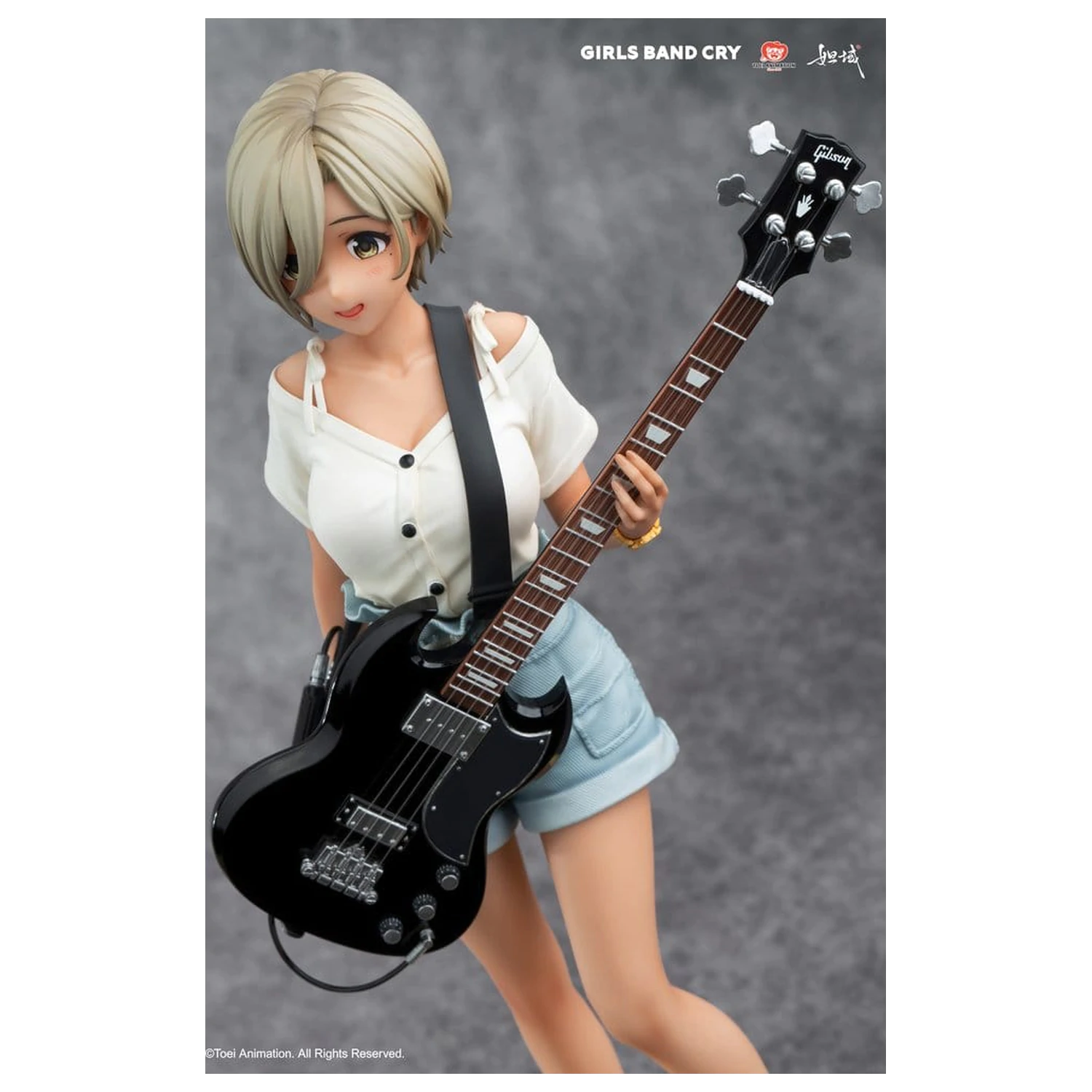 Girls Band Cry Natsu wo Mankitsu shite Sakebe Series No. 3 PVC szobor figura 1/7 Rupa 26 cm   termékfotó
