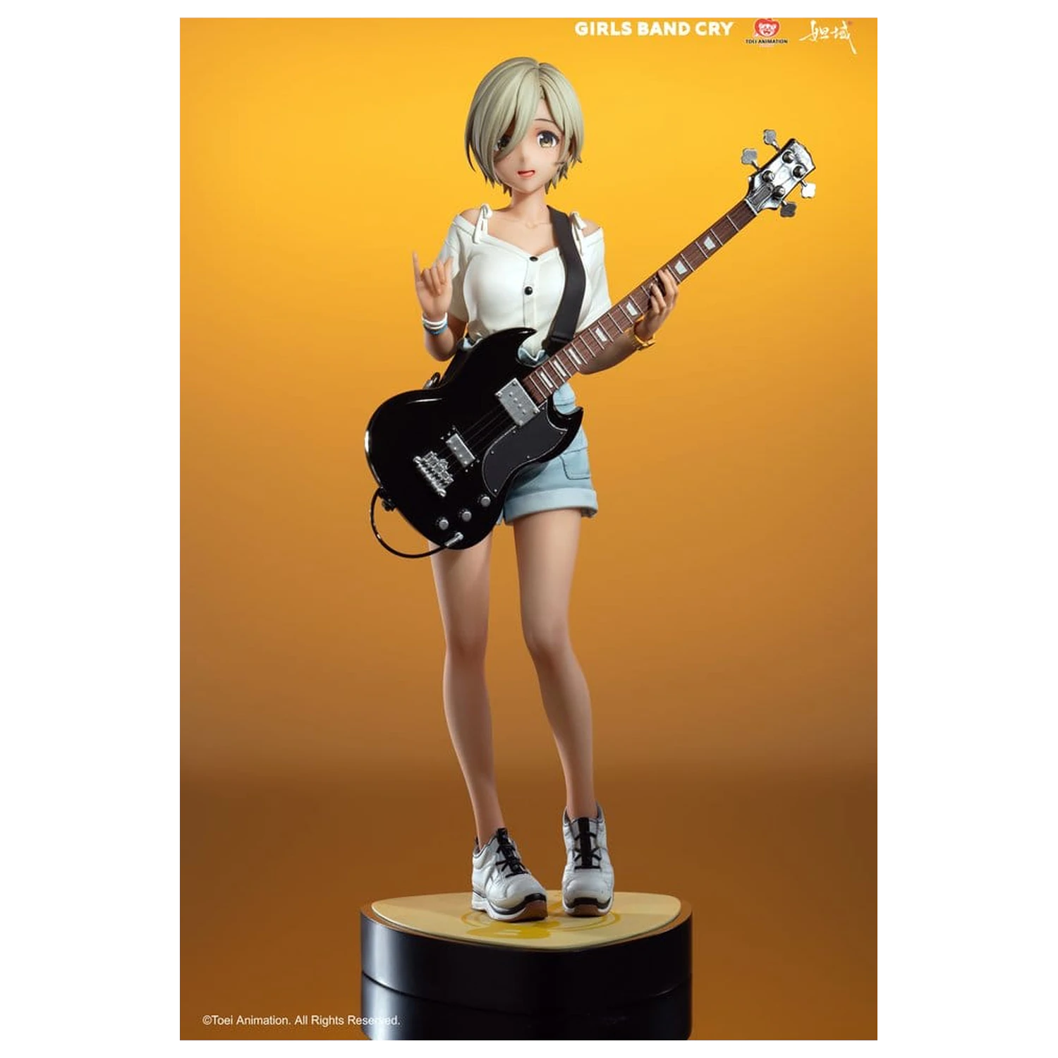Girls Band Cry Natsu wo Mankitsu shite Sakebe Series No. 3 PVC szobor figura 1/7 Rupa 26 cm   termékfotó