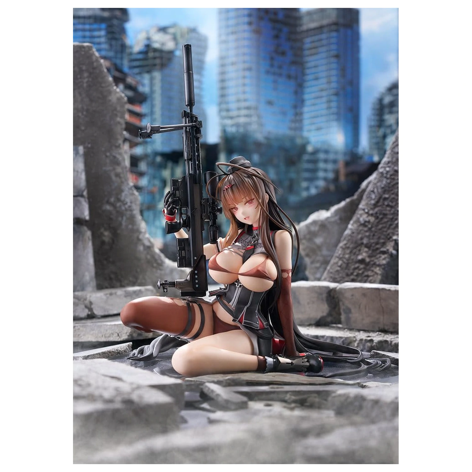 Girls' Frontline 1/7 Gd DSR-50 Heavy Damage Ver. PVC figura 24 cm termékfotó