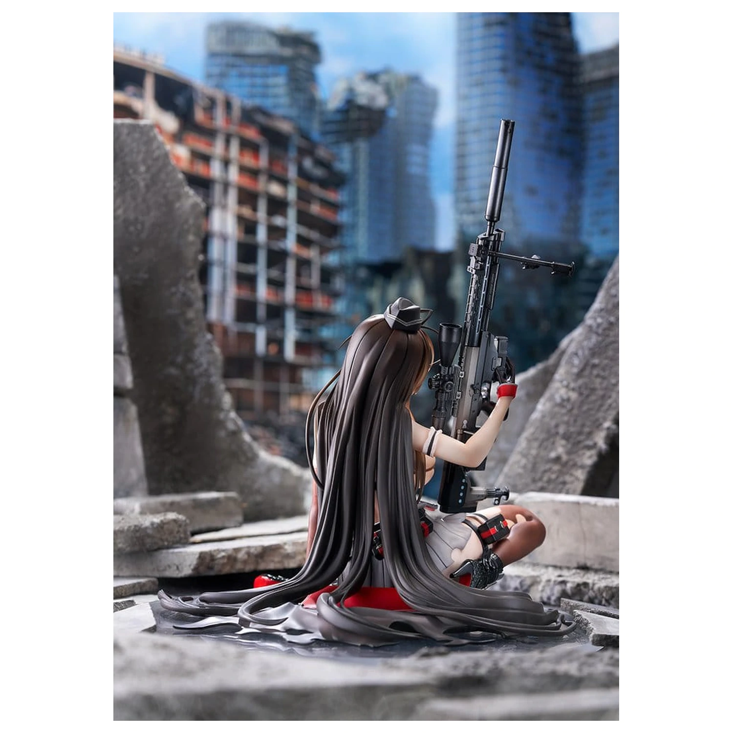 Girls' Frontline 1/7 Gd DSR-50 Heavy Damage Ver. PVC figura 24 cm termékfotó
