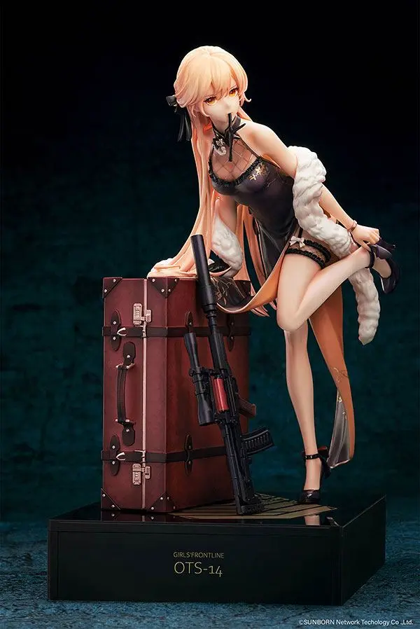 Girls Frontline 1/8 OTS-14 Purple Rain Heart Ver. PVC szobor figura 25 cm termékfotó