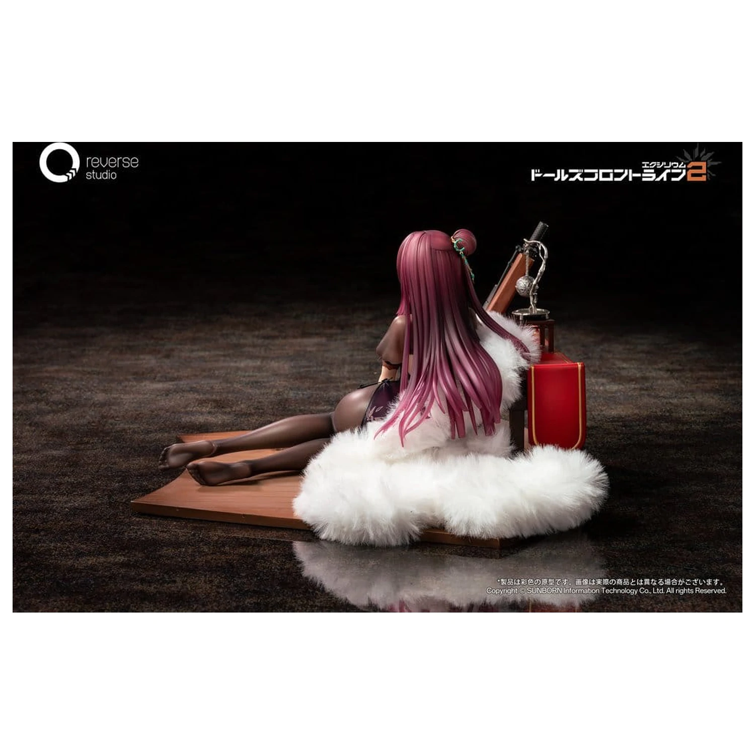 Girls´ Frontline 2: Exilium 1/6 Makiatto: Embroidered Bamboo, Blooming Shadows Ver. szobor figura 13 cm   termékfotó