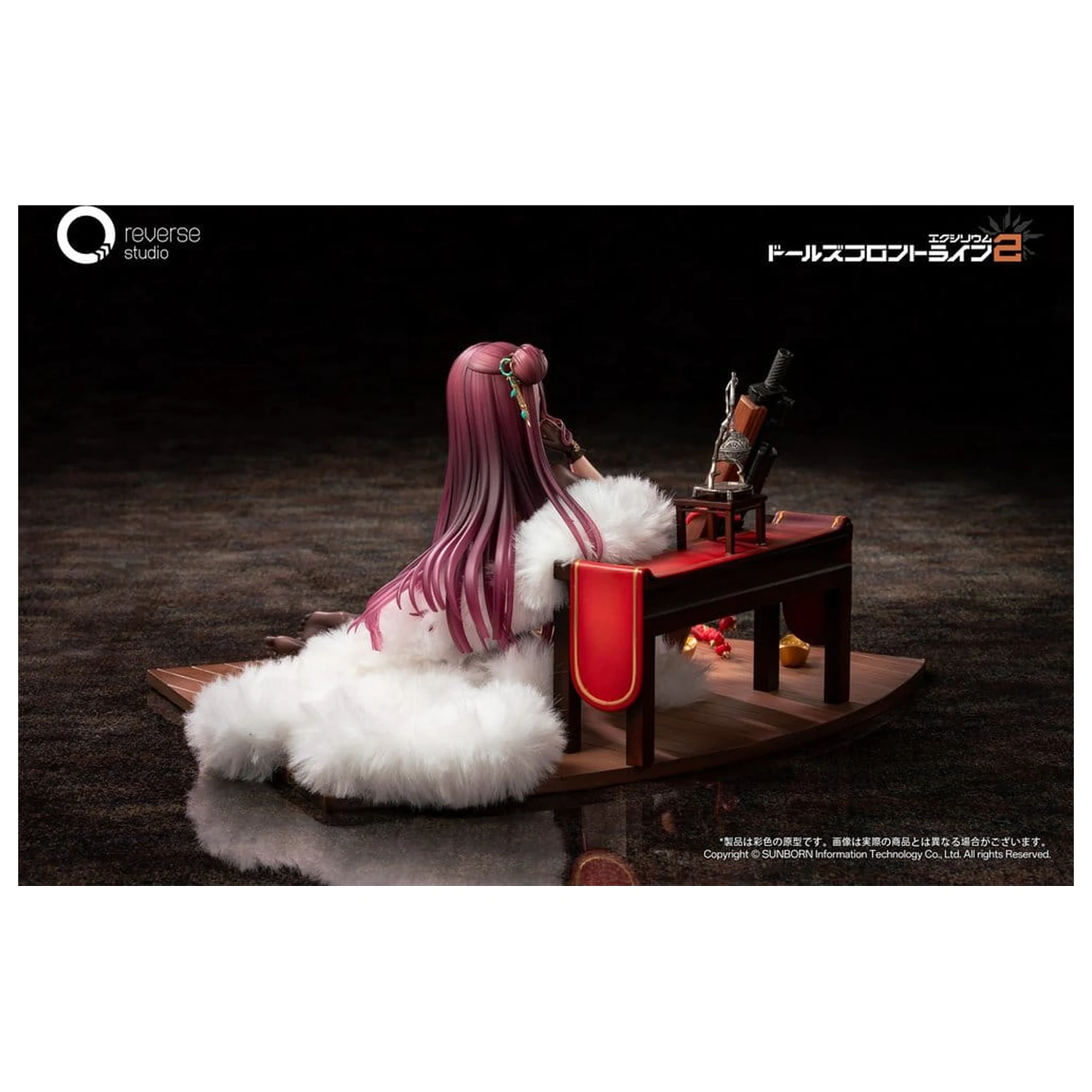 Girls´ Frontline 2: Exilium 1/6 Makiatto: Embroidered Bamboo, Blooming Shadows Ver. szobor figura 13 cm   termékfotó