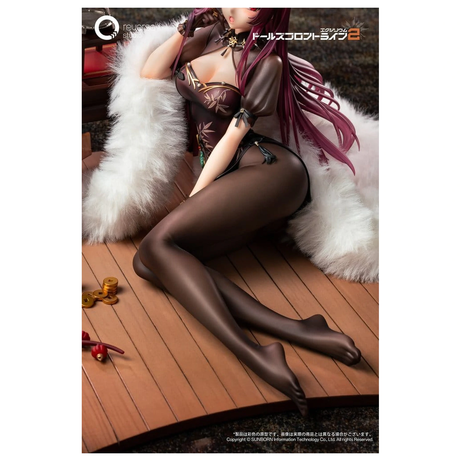 Girls´ Frontline 2: Exilium 1/6 Makiatto: Embroidered Bamboo, Blooming Shadows Ver. szobor figura 13 cm   termékfotó