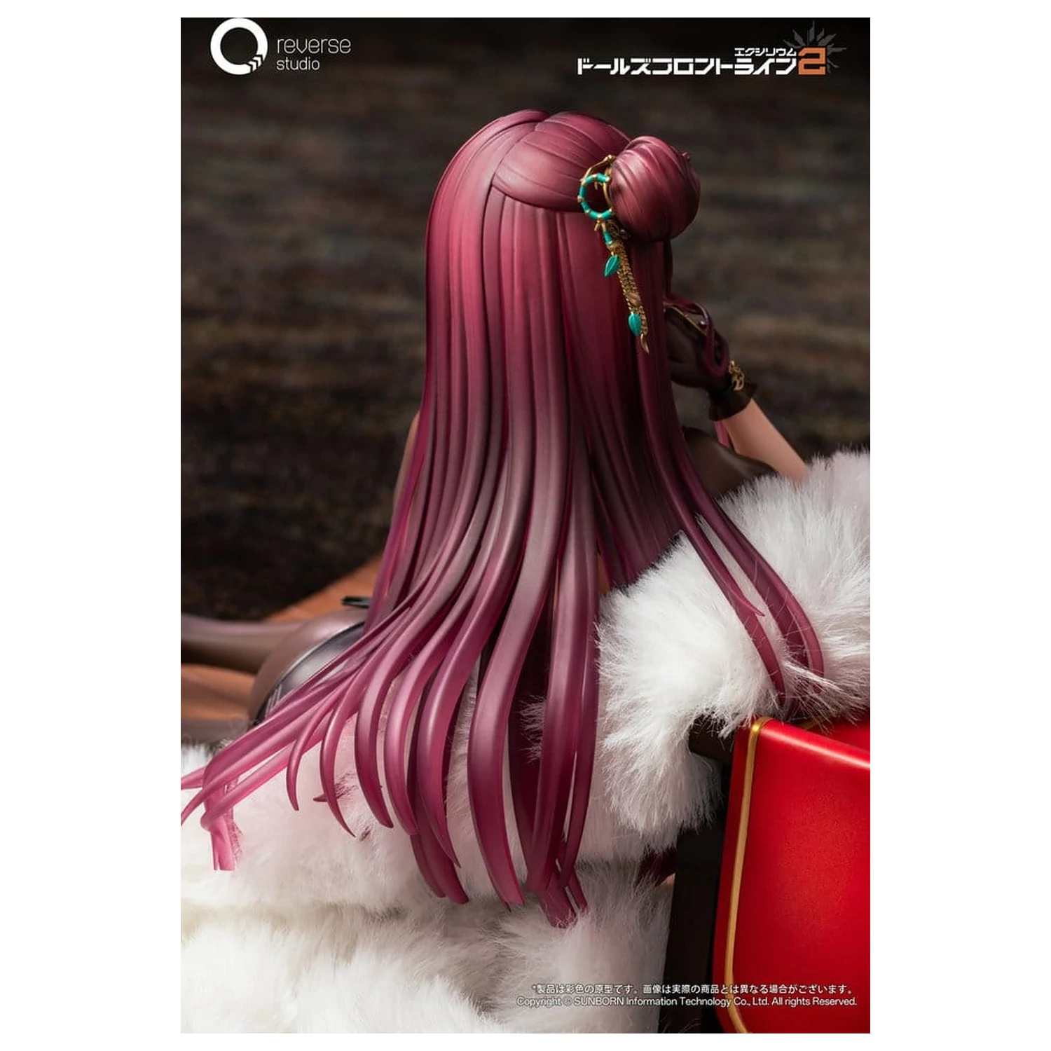 Girls´ Frontline 2: Exilium 1/6 Makiatto: Embroidered Bamboo, Blooming Shadows Ver. szobor figura 13 cm   termékfotó