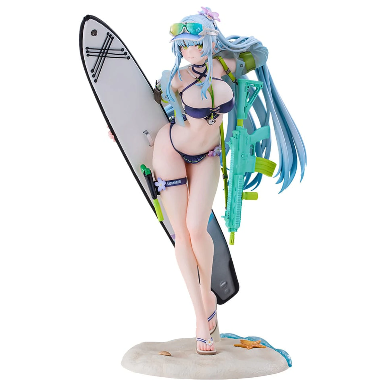 Girls' Frontline 2: Exilium 1/7 HK416 Cerulean Breaker szobor figura 24 cm termékfotó
