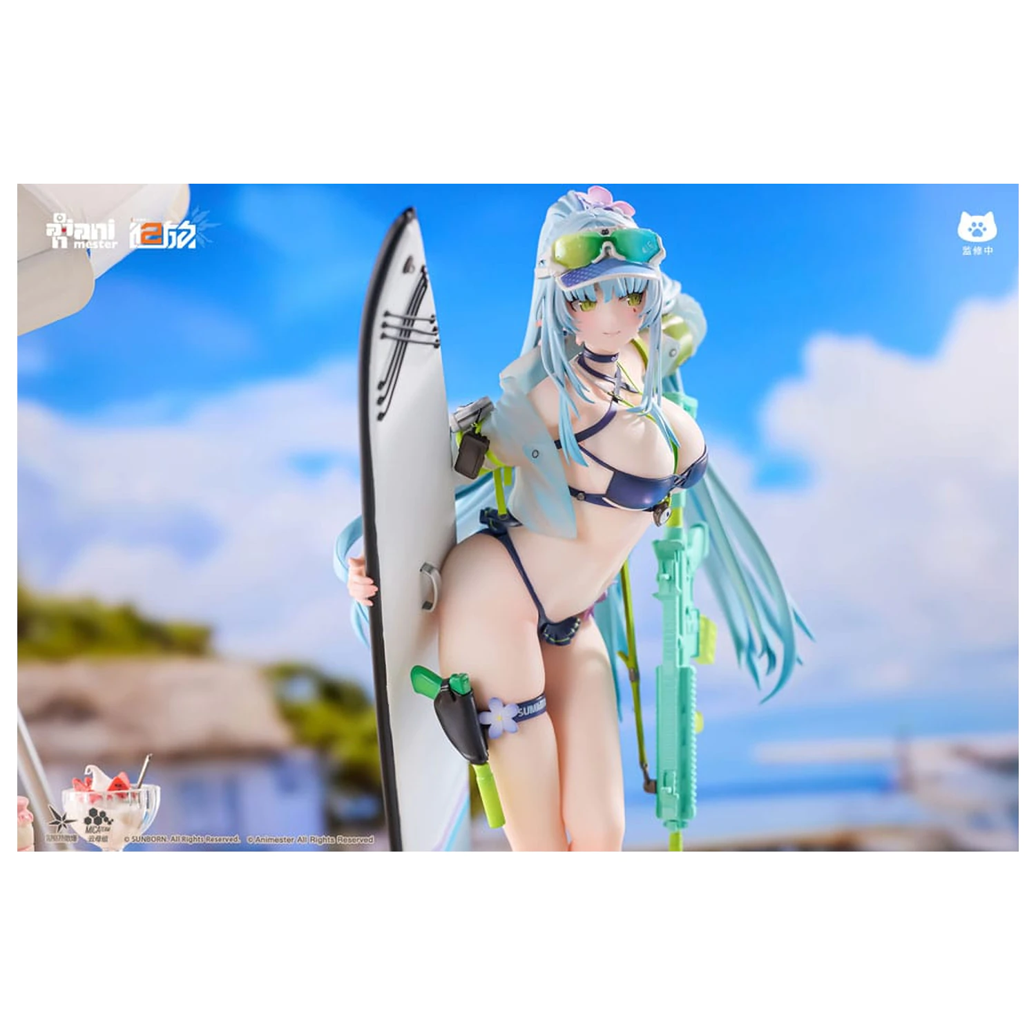 Girls' Frontline 2: Exilium 1/7 HK416 Cerulean Breaker szobor figura 24 cm termékfotó