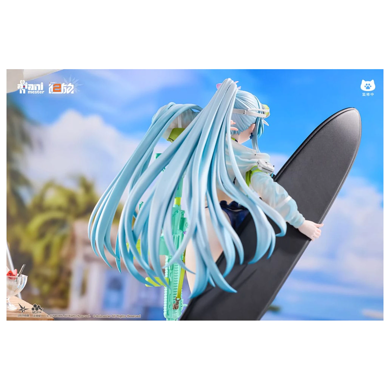 Girls' Frontline 2: Exilium 1/7 HK416 Cerulean Breaker szobor figura 24 cm termékfotó