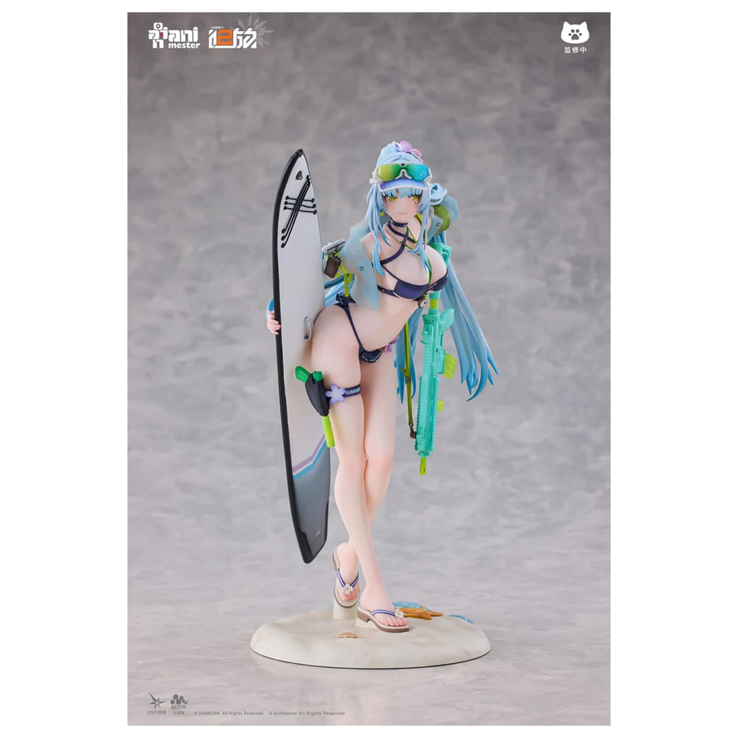 Girls' Frontline 2: Exilium 1/7 HK416 Cerulean Breaker szobor figura 24 cm termékfotó