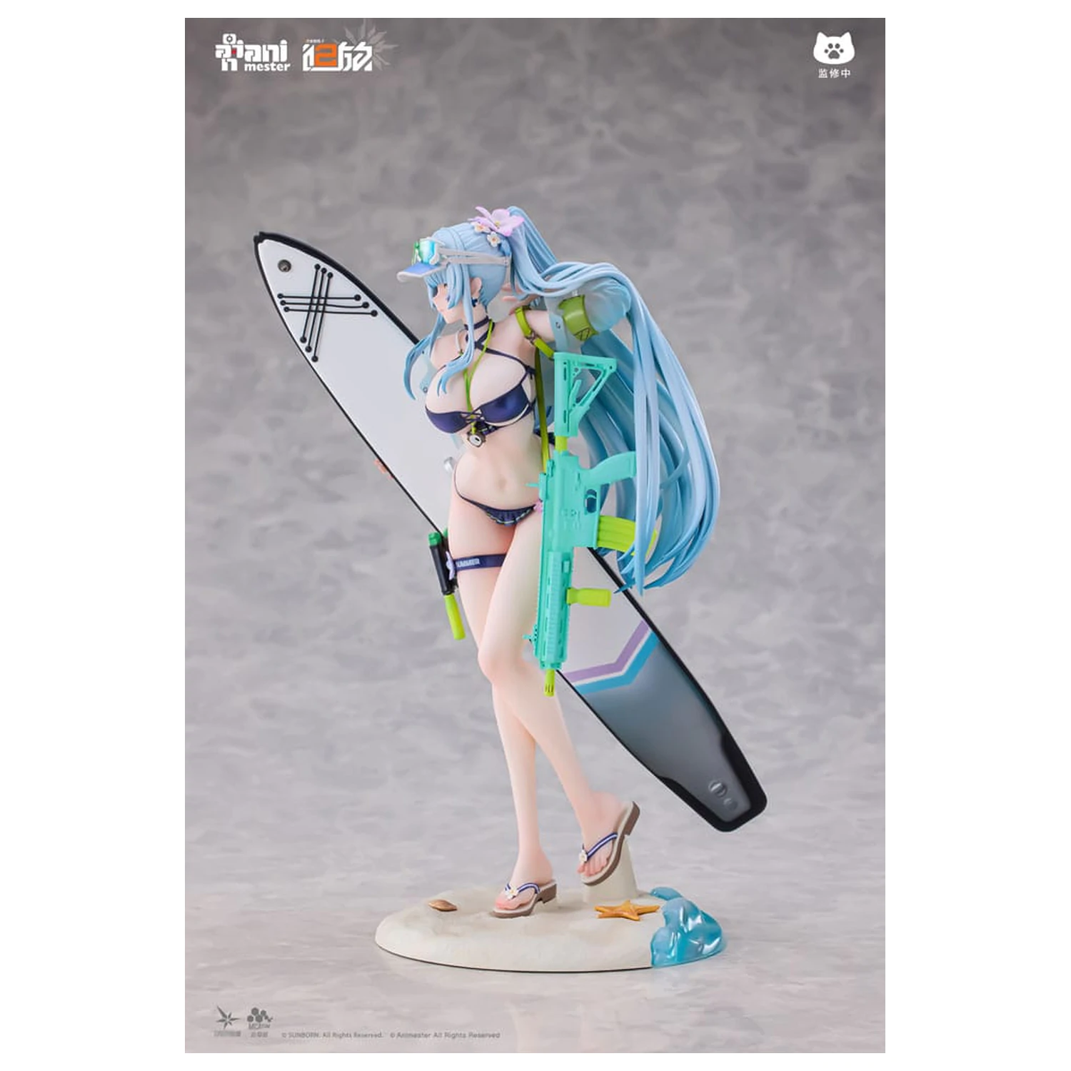 Girls' Frontline 2: Exilium 1/7 HK416 Cerulean Breaker szobor figura 24 cm termékfotó