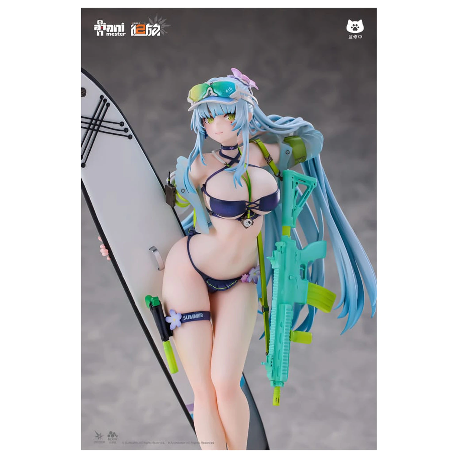 Girls' Frontline 2: Exilium 1/7 HK416 Cerulean Breaker szobor figura 24 cm termékfotó