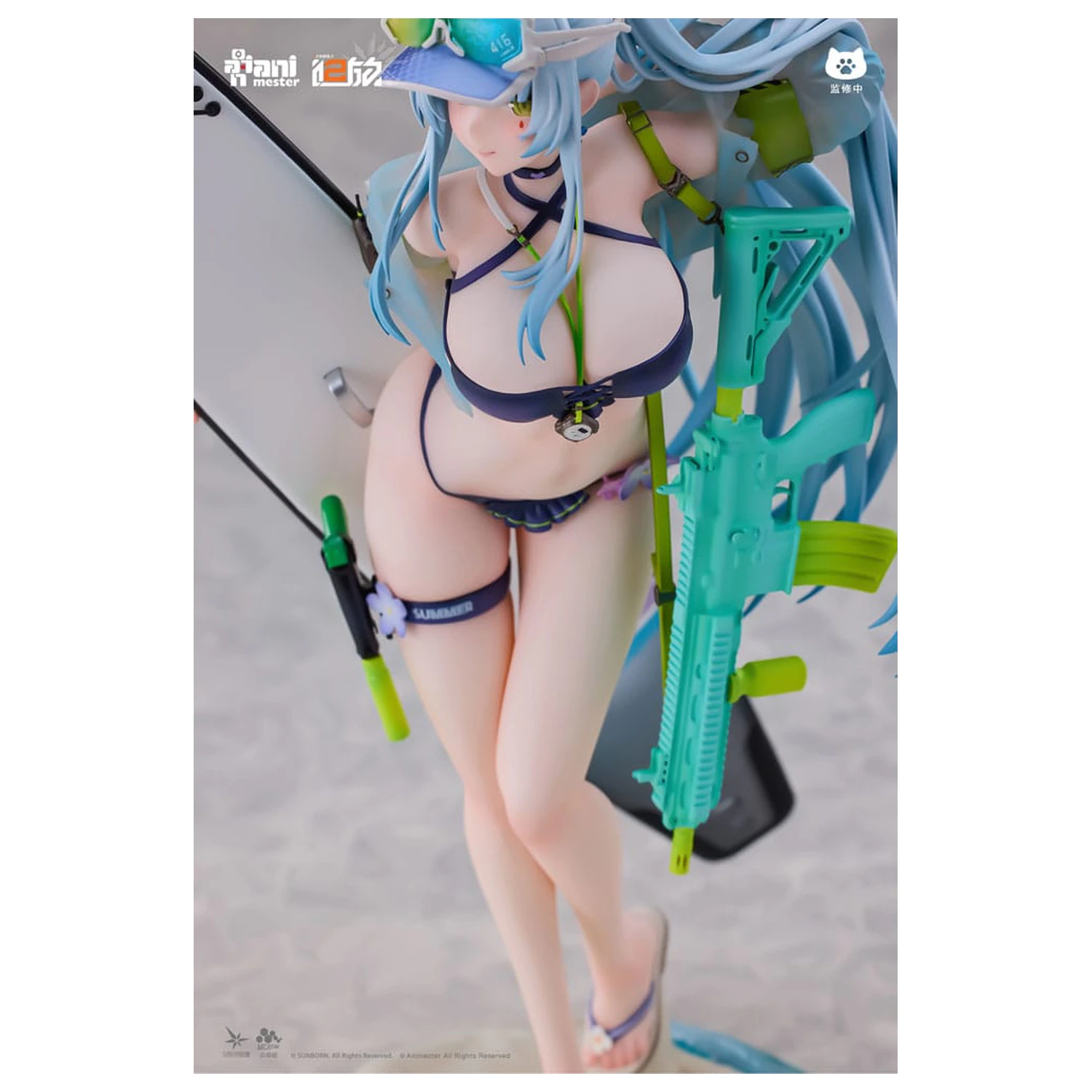 Girls' Frontline 2: Exilium 1/7 HK416 Cerulean Breaker szobor figura 24 cm termékfotó
