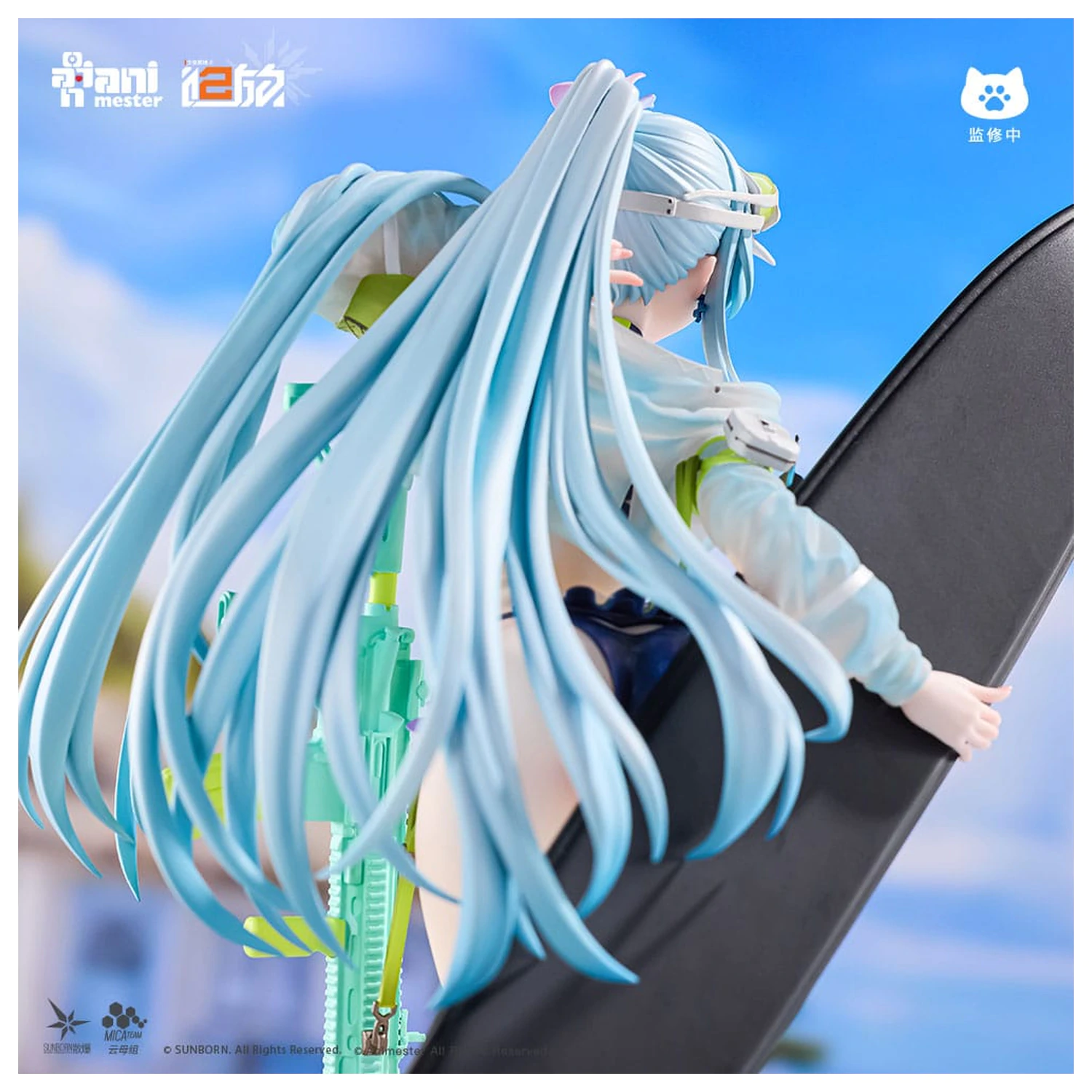 Girls' Frontline 2: Exilium 1/7 HK416 Cerulean Breaker szobor figura 24 cm termékfotó