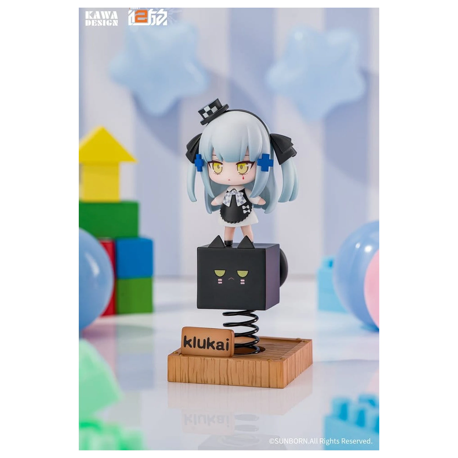 Girls' Frontline 2: Exilium Black Cat Klukai Spring PVC figura 12 cm termékfotó