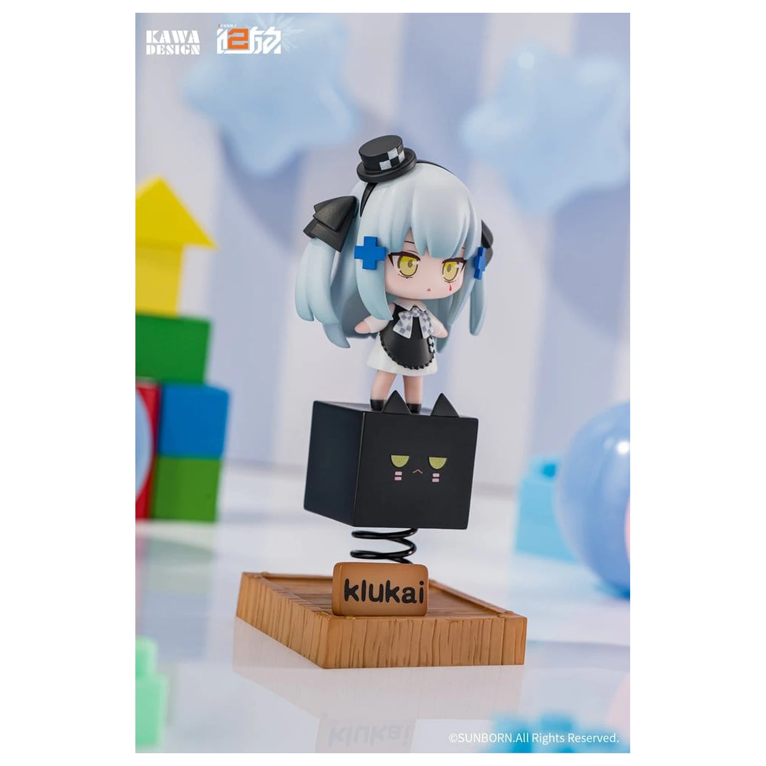 Girls' Frontline 2: Exilium Black Cat Klukai Spring PVC figura 12 cm termékfotó