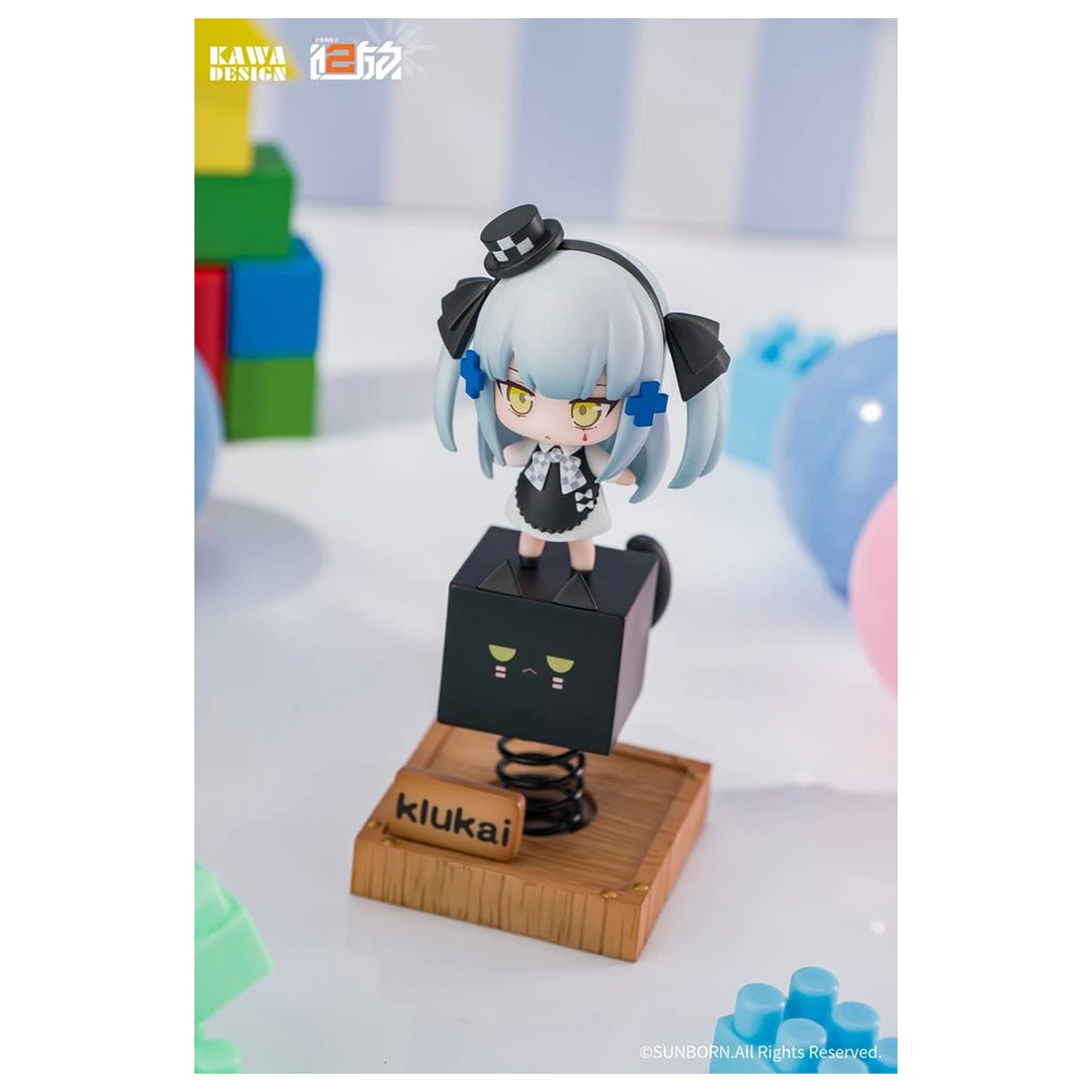 Girls' Frontline 2: Exilium Black Cat Klukai Spring PVC figura 12 cm termékfotó