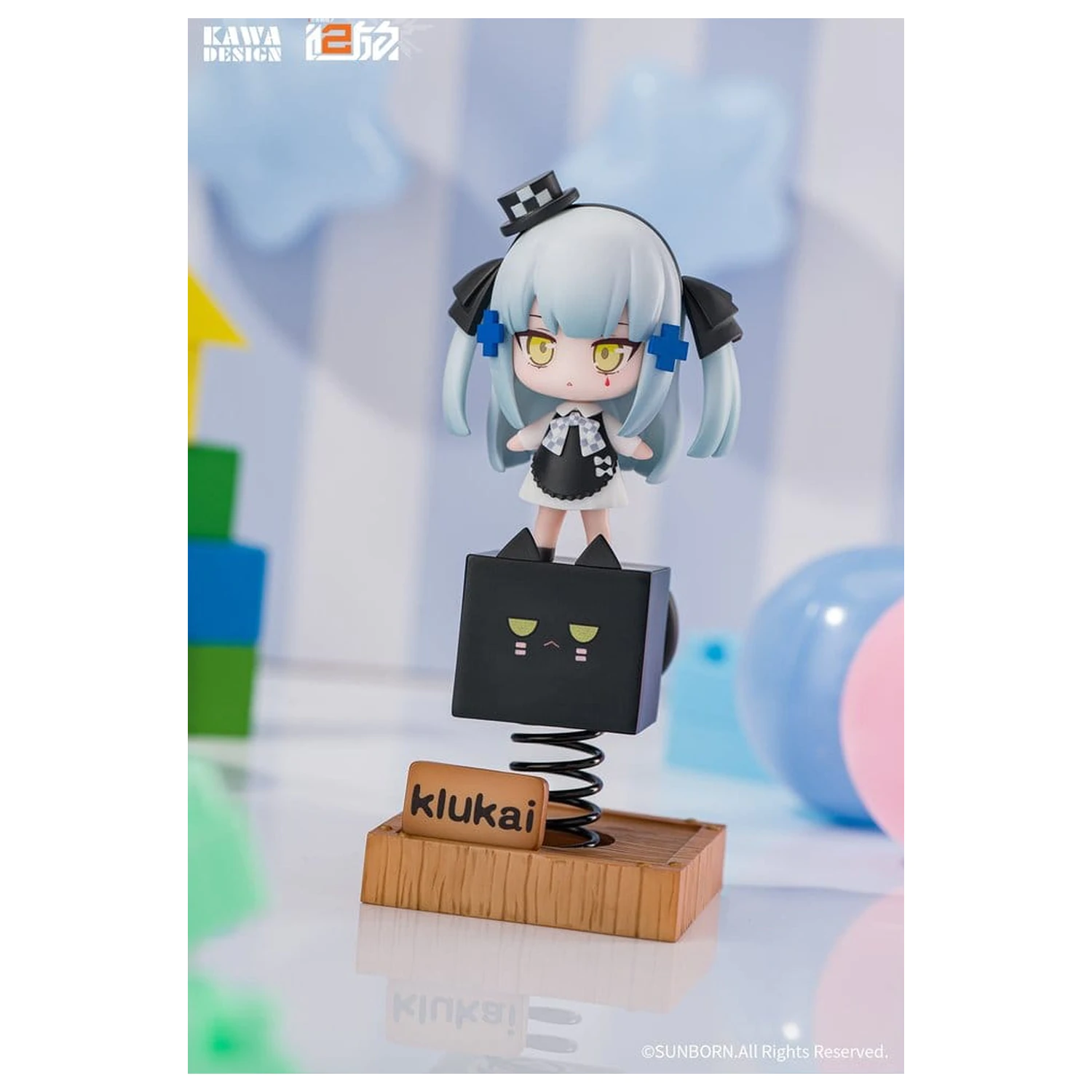 Girls' Frontline 2: Exilium Black Cat Klukai Spring PVC figura 12 cm termékfotó