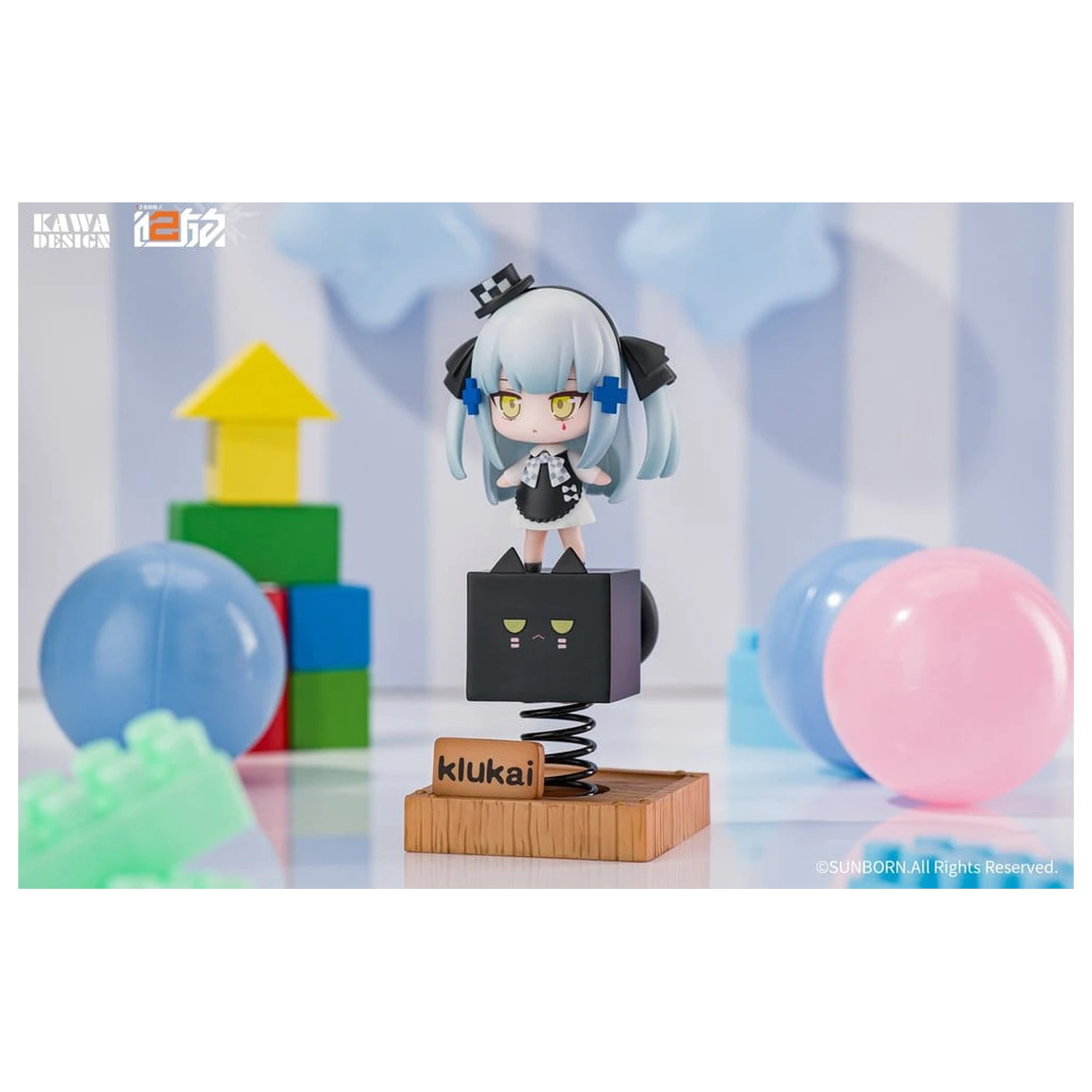 Girls' Frontline 2: Exilium Black Cat Klukai Spring PVC figura 12 cm termékfotó