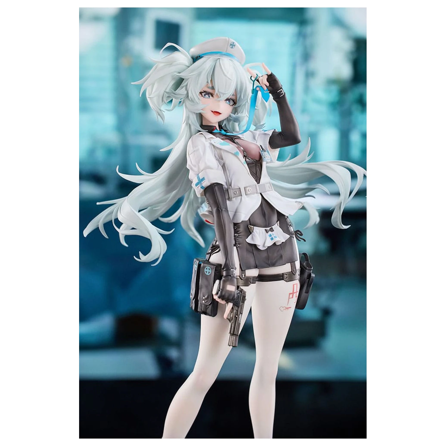 Girls´ Frontline 2: Exilium Florence 1/6 Enchanting White Feather PVC szobor figura 26 cm     termékfotó