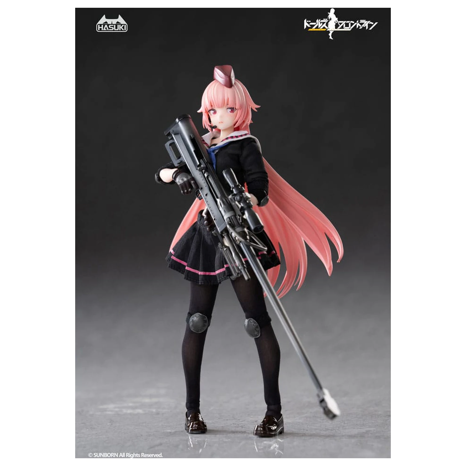Girls´ Frontline Pocket Art Action akciófigura 1/12 PA011 NTW-20 16 cm   termékfotó