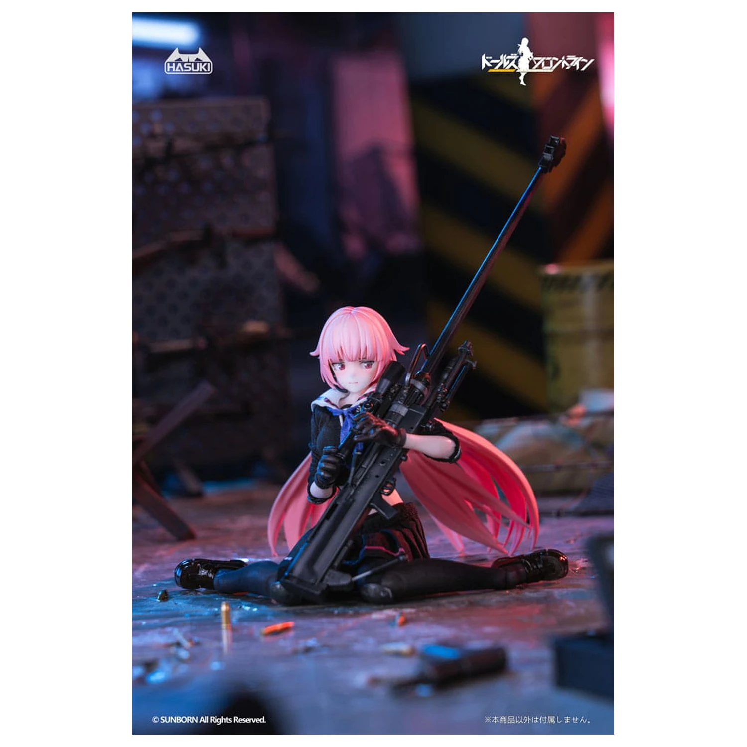 Girls´ Frontline Pocket Art Action akciófigura 1/12 PA011 NTW-20 16 cm   termékfotó