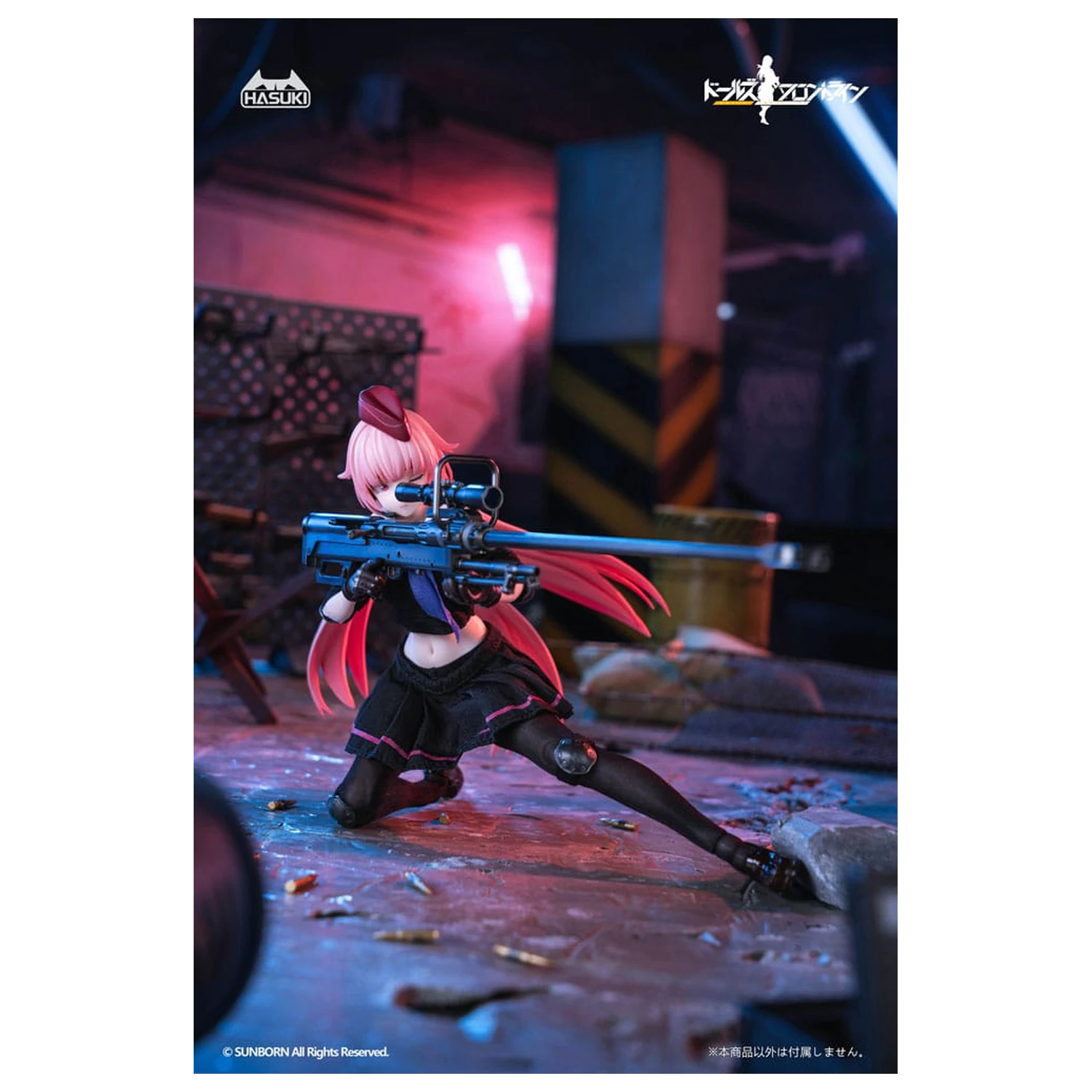 Girls´ Frontline Pocket Art Action akciófigura 1/12 PA011 NTW-20 16 cm   termékfotó