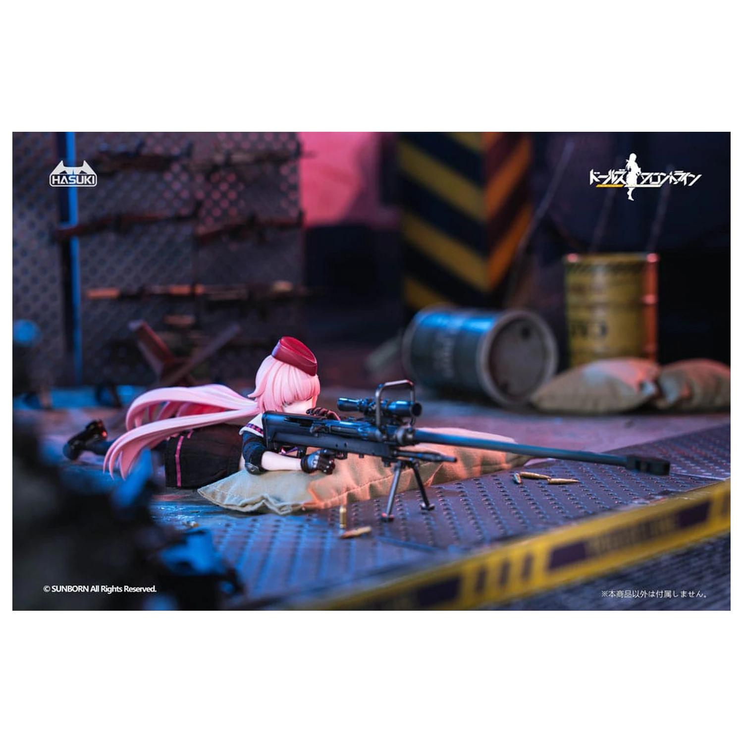 Girls´ Frontline Pocket Art Action akciófigura 1/12 PA011 NTW-20 16 cm   termékfotó