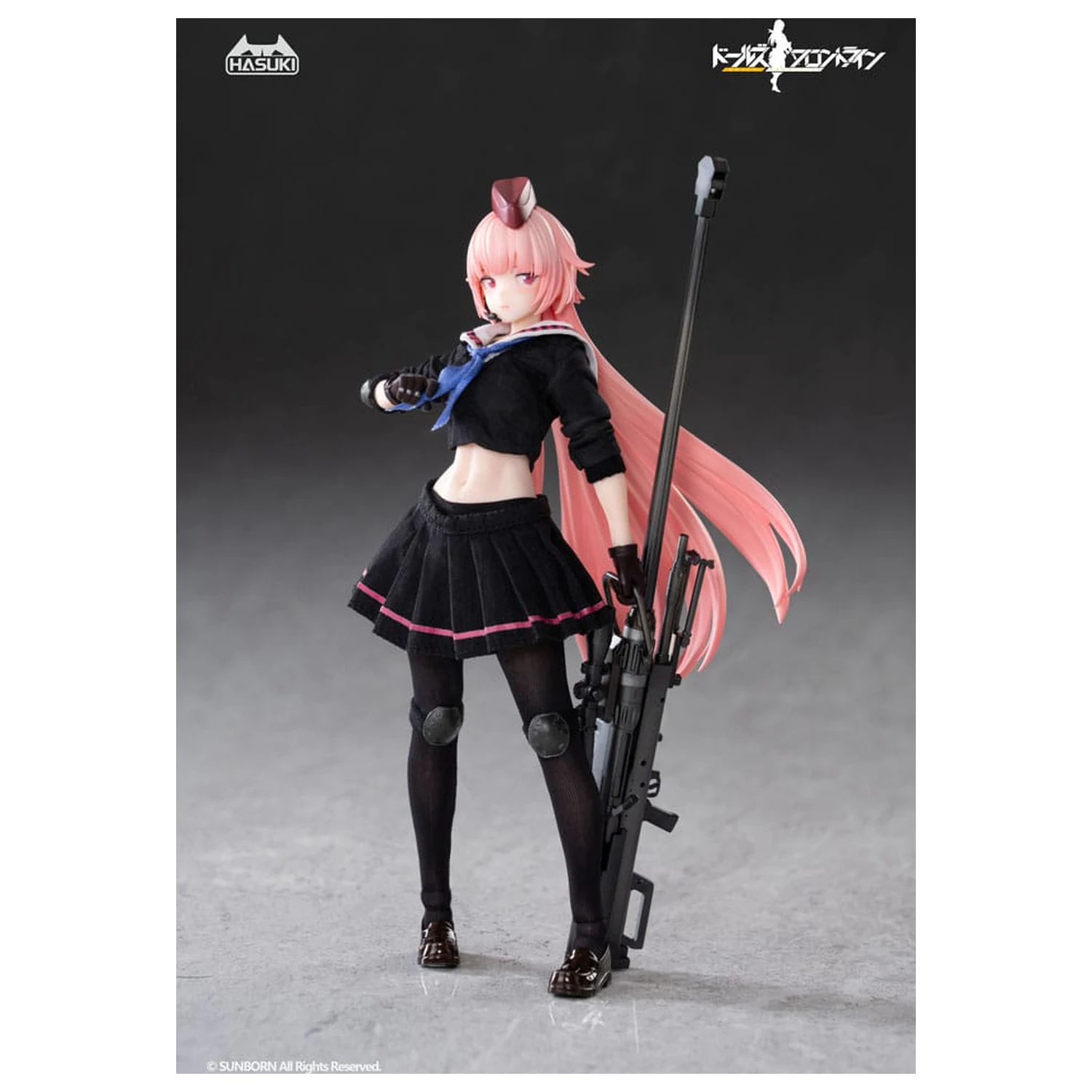 Girls´ Frontline Pocket Art Action akciófigura 1/12 PA011 NTW-20 16 cm   termékfotó