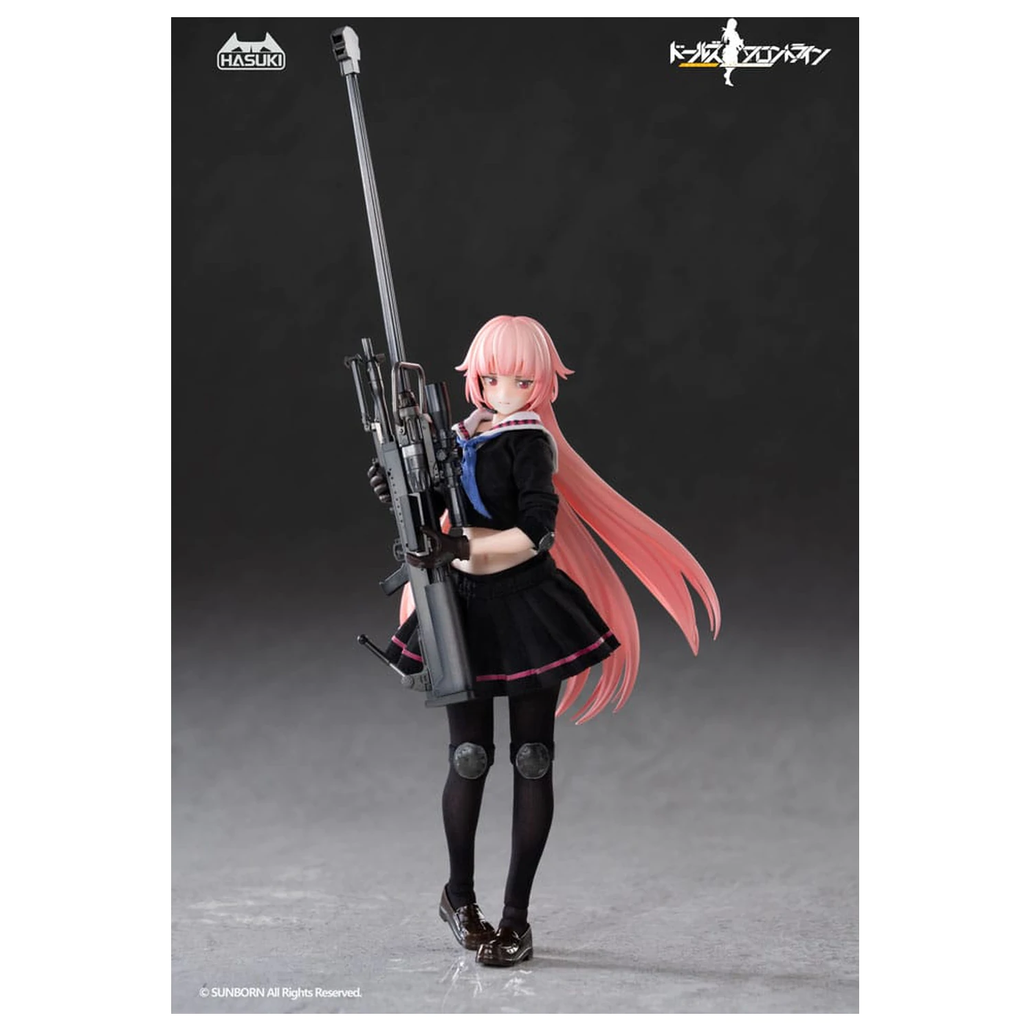 Girls´ Frontline Pocket Art Action akciófigura 1/12 PA011 NTW-20 16 cm   termékfotó