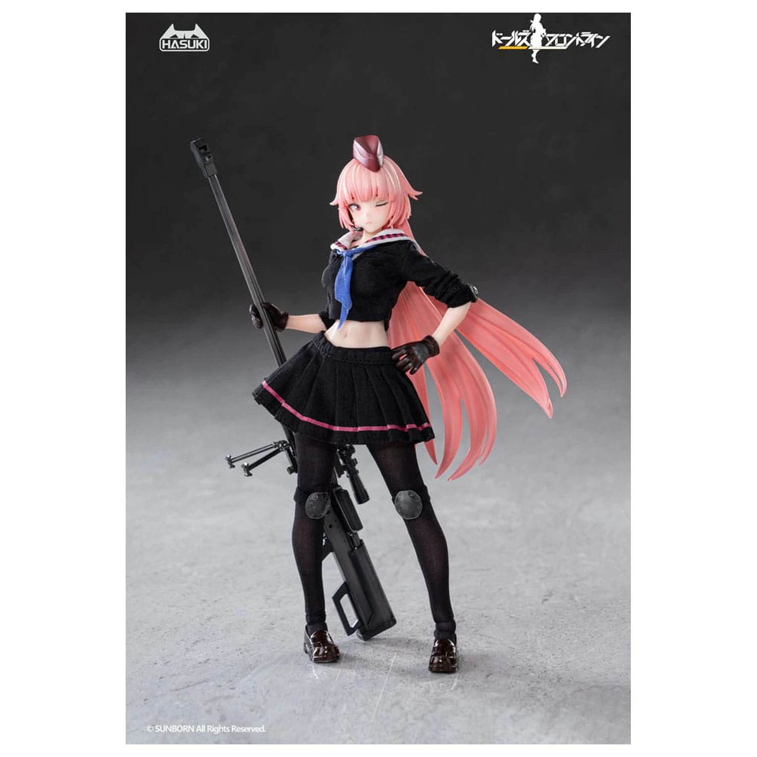 Girls´ Frontline Pocket Art Action akciófigura 1/12 PA011 NTW-20 16 cm   termékfotó