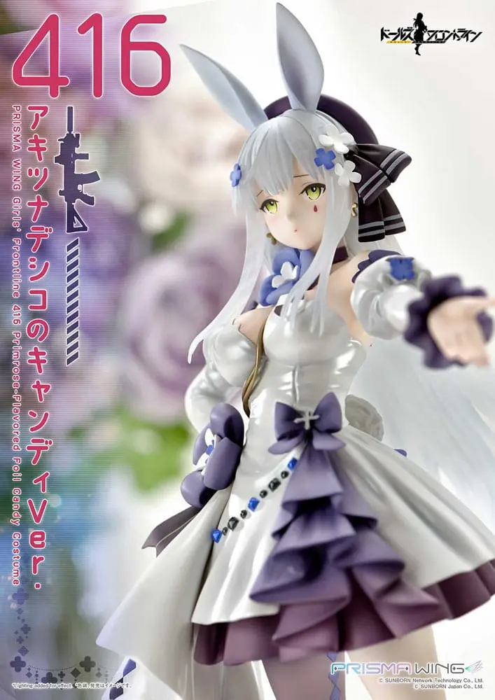 Girls' Frontline Prisma Wing 1/7 Primrose-Flavored Foil Candy Costume PVC szobor figura 25 cm termékfotó