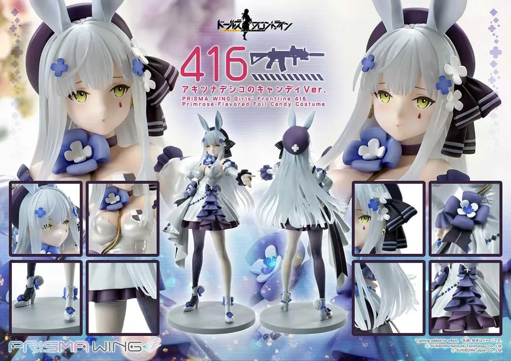 Girls' Frontline Prisma Wing 1/7 Primrose-Flavored Foil Candy Costume PVC szobor figura 25 cm termékfotó
