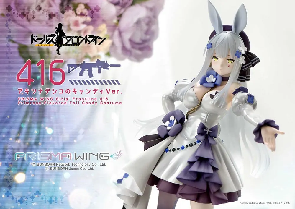Girls' Frontline Prisma Wing 1/7 Primrose-Flavored Foil Candy Costume PVC szobor figura 25 cm termékfotó