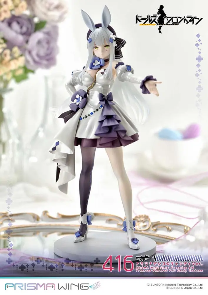 Girls' Frontline Prisma Wing 1/7 Primrose-Flavored Foil Candy Costume PVC szobor figura 25 cm termékfotó