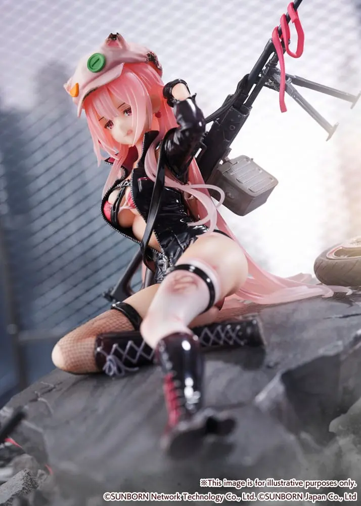 Girls' Frontline SHIBUYA SCRAMBLE FIGURE 1/7 UKM-2000 Gale Lightning -Wounded Ver.- PVC szobor figura 20 cm termékfotó