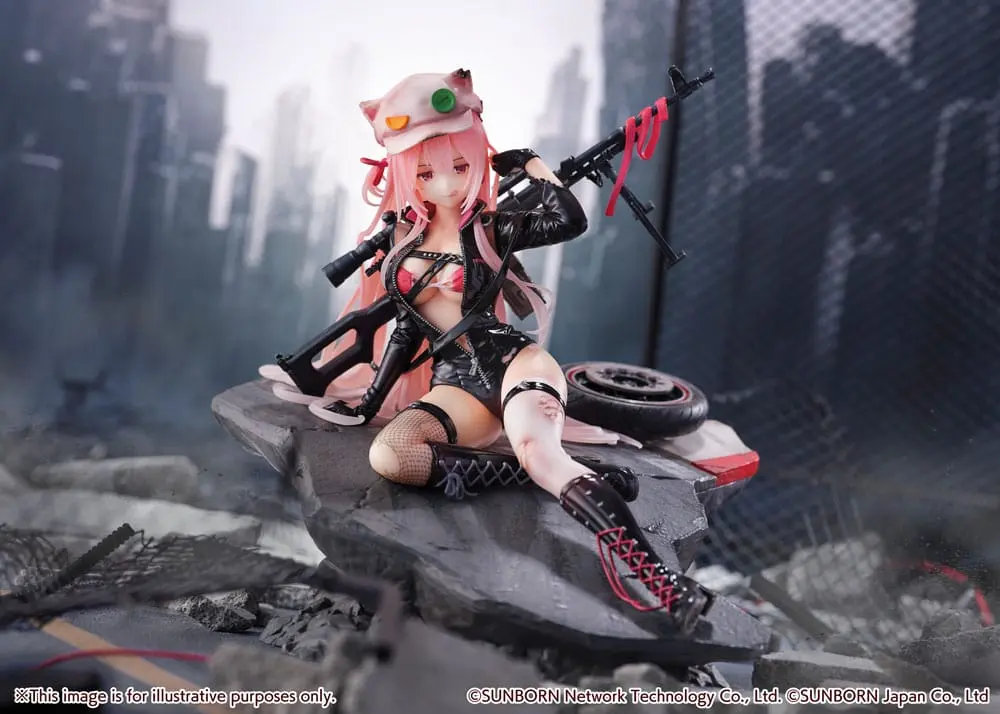 Girls' Frontline SHIBUYA SCRAMBLE FIGURE 1/7 UKM-2000 Gale Lightning -Wounded Ver.- PVC szobor figura 20 cm termékfotó