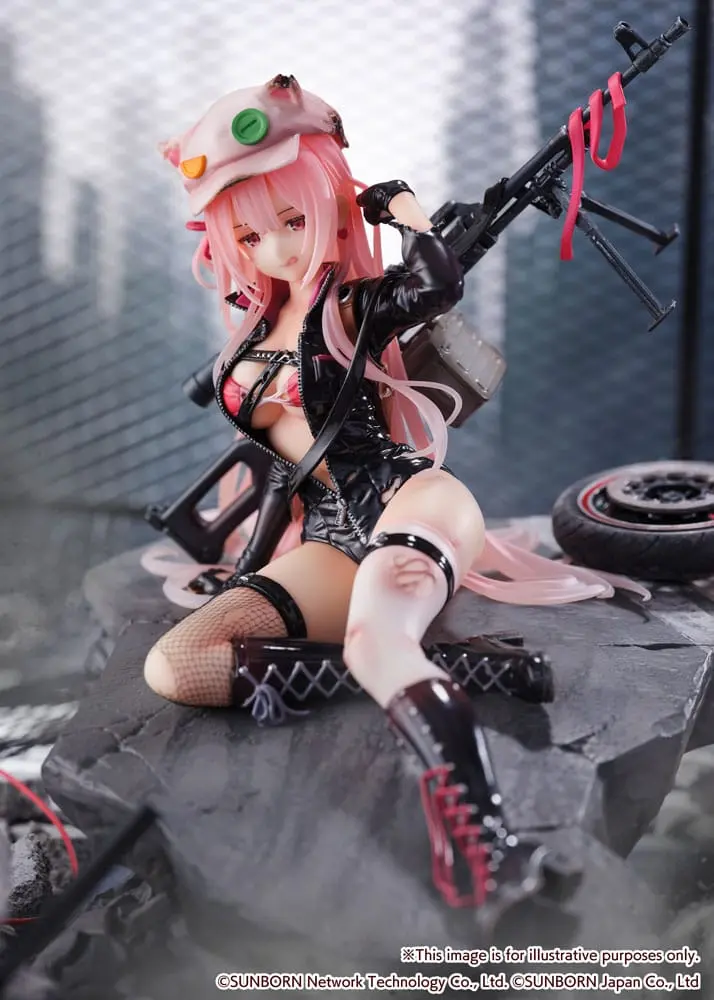 Girls' Frontline SHIBUYA SCRAMBLE FIGURE 1/7 UKM-2000 Gale Lightning -Wounded Ver.- PVC szobor figura 20 cm termékfotó