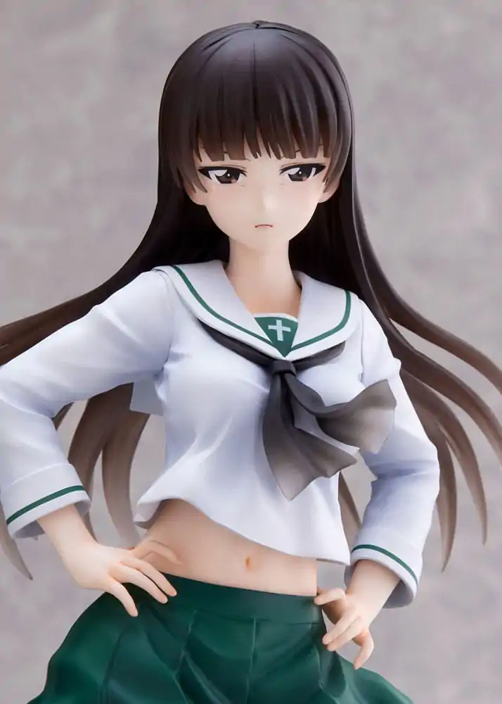 Girls und Panzer Senshadou Daisakusen! 1/7 Shiho Nishizumi Oarai Girls High PVC szobor figura 25 cm termékfotó