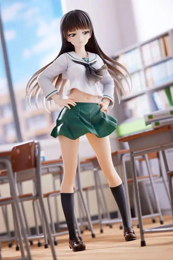 Girls und Panzer Senshadou Daisakusen! 1/7 Shiho Nishizumi Oarai Girls High PVC szobor figura 25 cm termékfotó