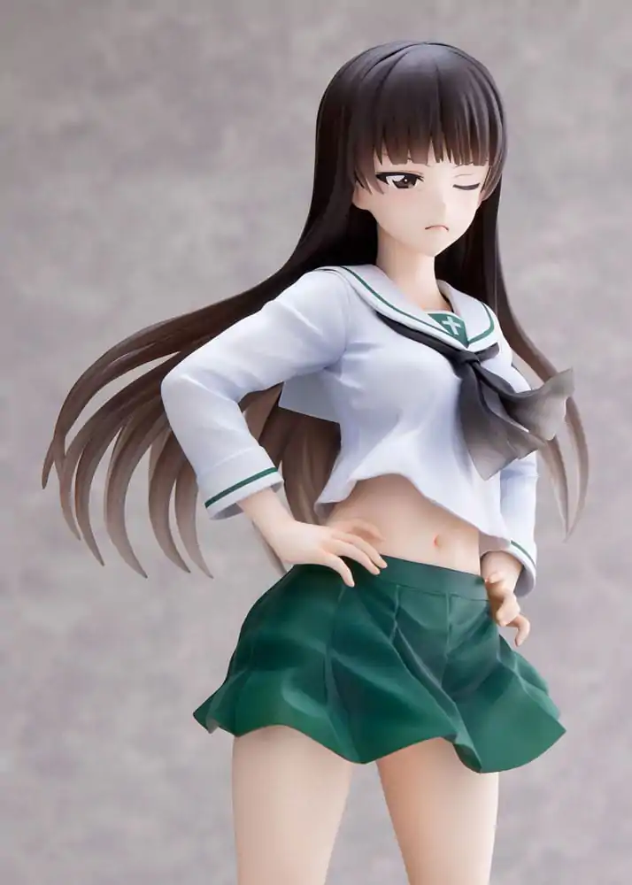 Girls und Panzer Senshadou Daisakusen! 1/7 Shiho Nishizumi Oarai Girls High PVC szobor figura 25 cm termékfotó