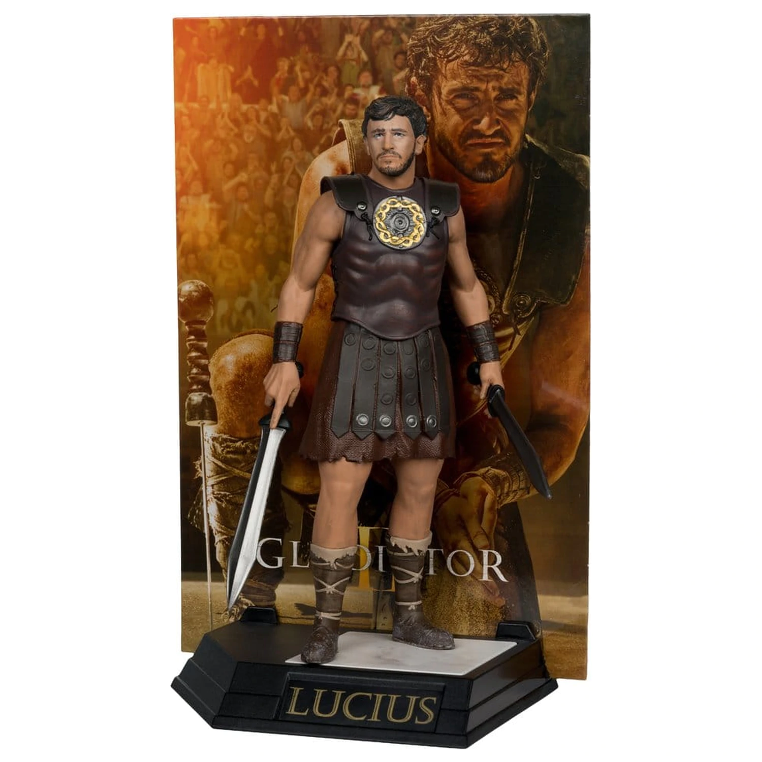 Gladiator II Movie Maniacs Lucius szobor figura 16 cm termékfotó