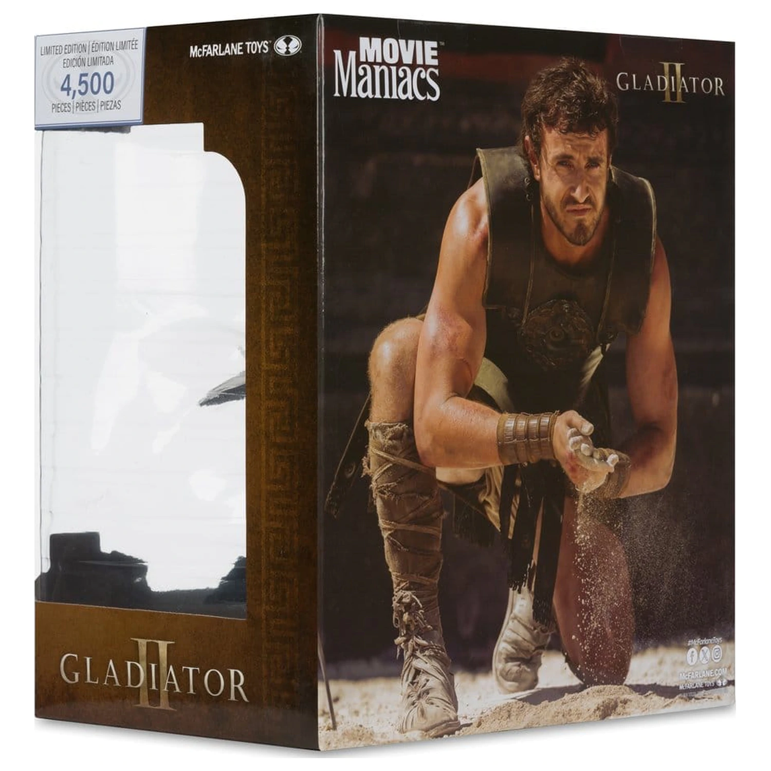 Gladiator II Movie Maniacs Lucius szobor figura 16 cm termékfotó
