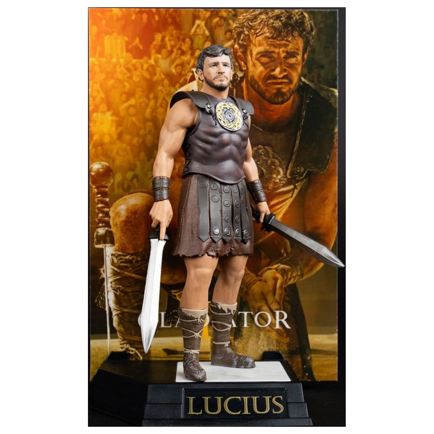 Gladiator II Movie Maniacs Lucius szobor figura 16 cm termékfotó