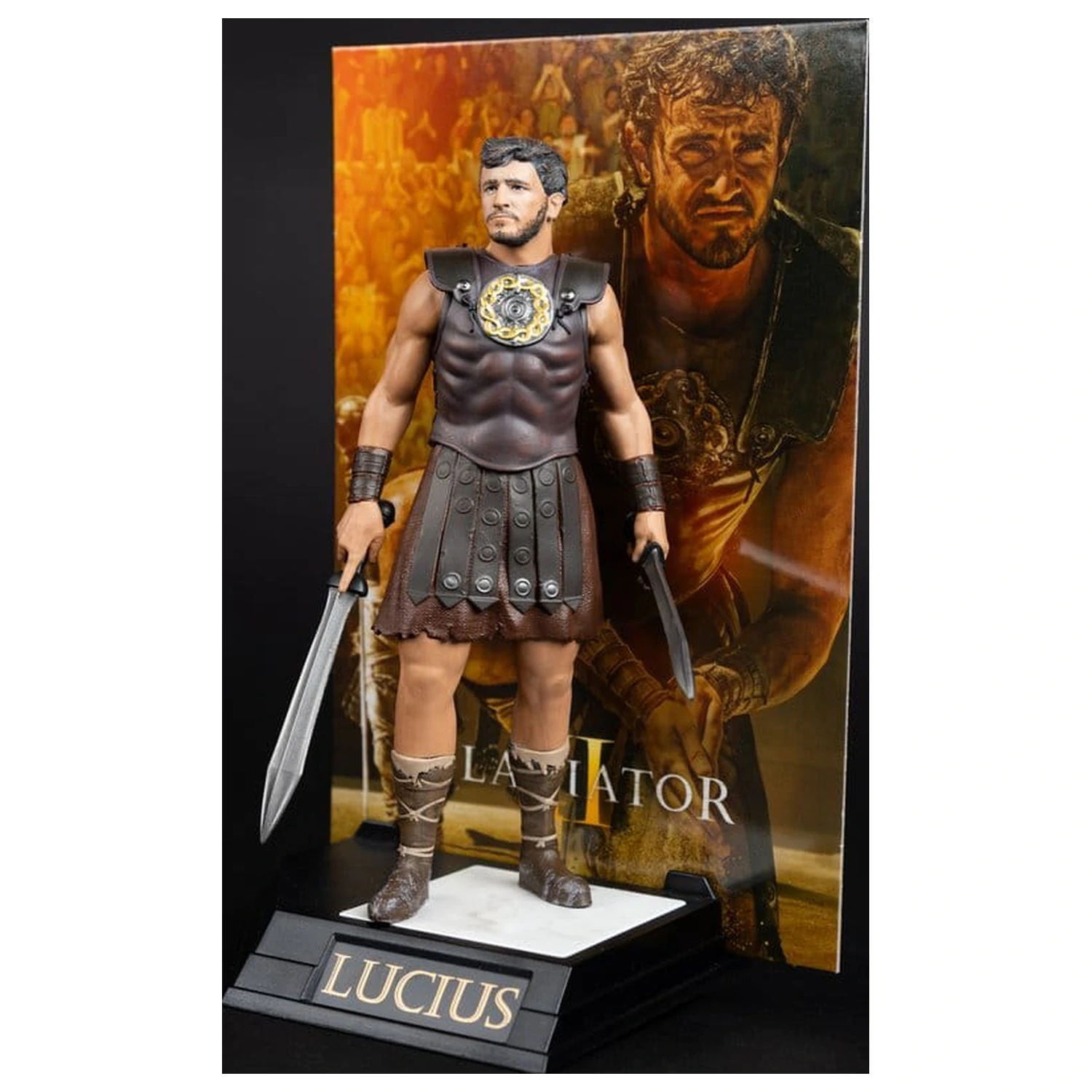 Gladiator II Movie Maniacs Lucius szobor figura 16 cm termékfotó