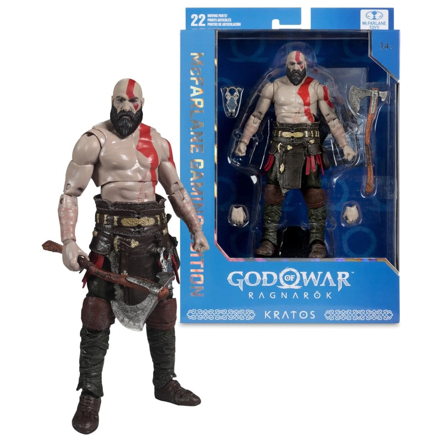 God of War akciófigura Kratos 18 cm termékfotó