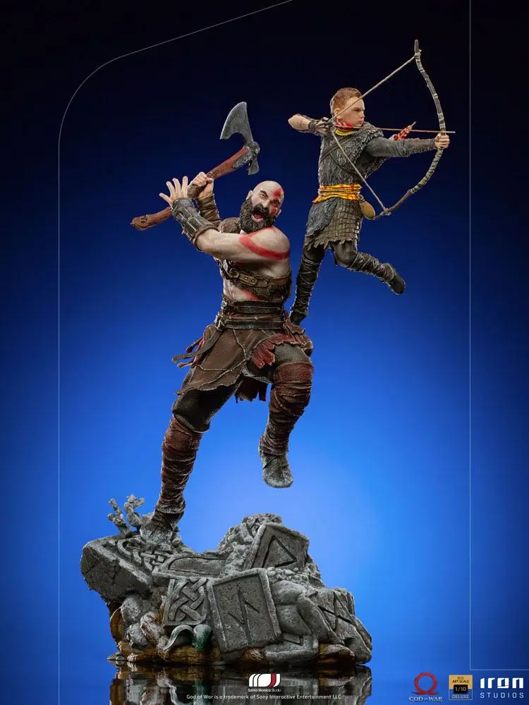 God of War BDS Art Scale Statue 1/10 Kratos & Atreus 34 cm termékfotó