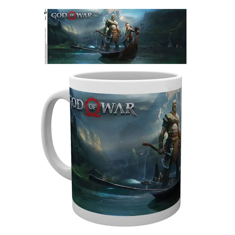 God Of War Key Art bögre termékfotó