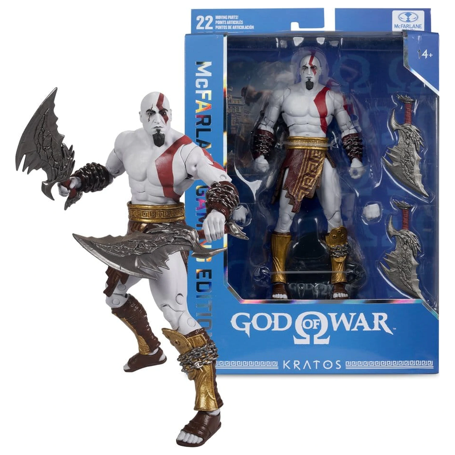 God of War McFarlane Gaming Edition akciófigura Kratos 18 cm termékfotó